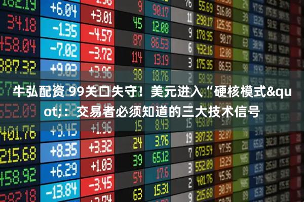 牛弘配资 99关口失守！美元进入“硬核模式&quot;：交易者必须知道的三大技术信号
